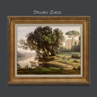 36 x 24" Vintage Wall Art Landscape