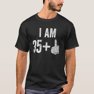 36 Year Old Its My 36th Birthday Middle Finger T-Shirt