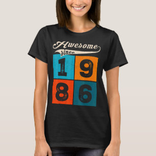 36 Year Old  Men Women On Birthday Awesome Since 1 T-Shirt