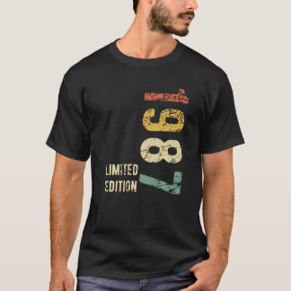 36 Years Old  1987  Retro 36th Birthday T-Shirt