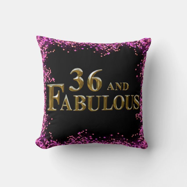 36th  Birthday  Cushion (Front)