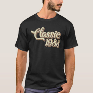 36th Birthday Gift Classic 1988 36 Years Old T-Shirt