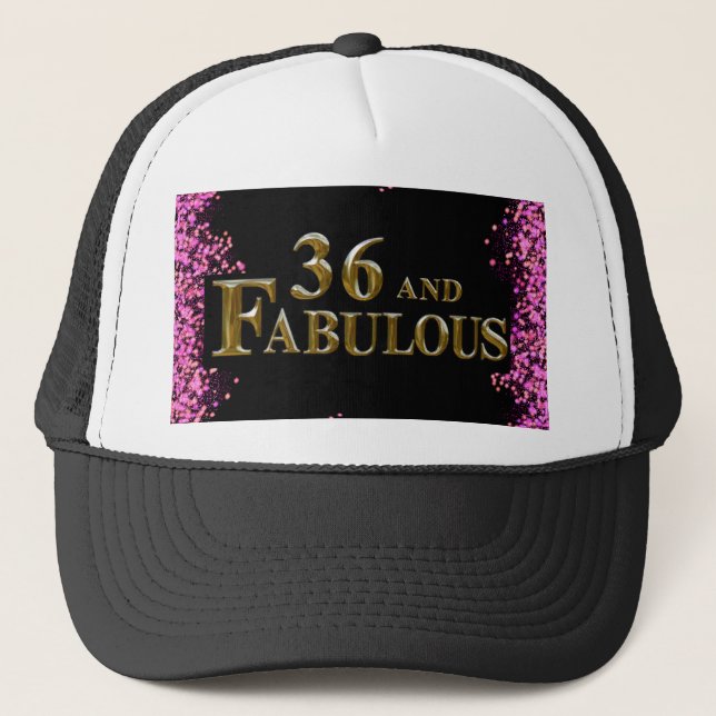 36th  Birthday  Trucker Hat (Front)
