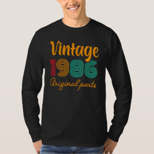 36th Birthday Vintage 1986 Year Birthday 1986 Orig T-Shirt