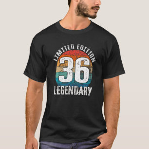 36th Birthday Vintage Legendary Bday T-Shirt