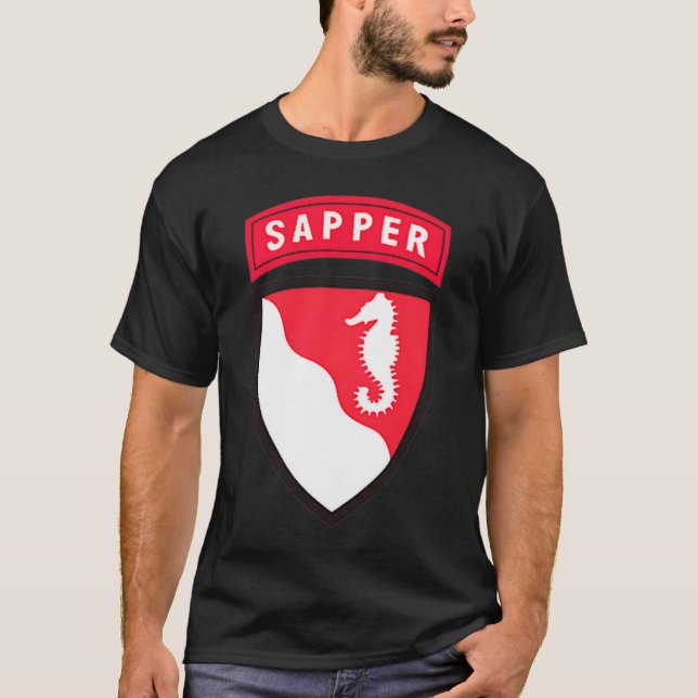 36th Engineer Brigade Shirt 36th EN Shirt Sapper T (Front)