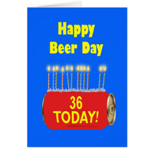 36th Happy Beer Day Birthday