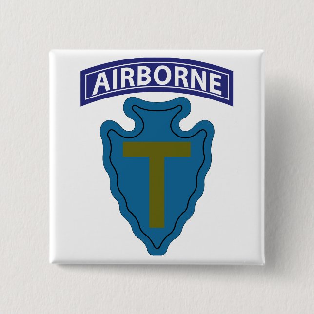 36th Infantry Division - Airborne 15 Cm Square Badge (Front)
