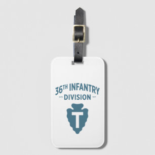 36th Infantry Division Badge Luggage Tag