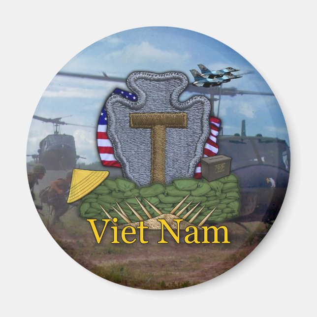 36th infantry division vietnam veterans Magnet (Front)
