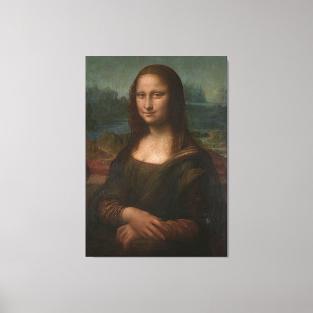 36x48 Mona Lisa Canvas Print (Front)