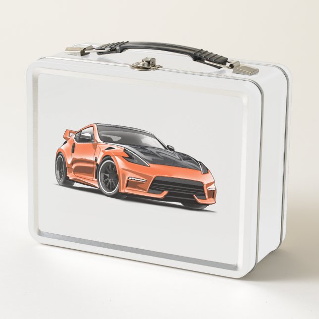 370z drawing  metal lunch box (Front)