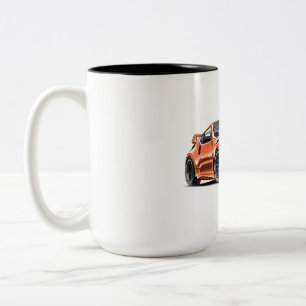 370z drawing Two-Tone coffee mug