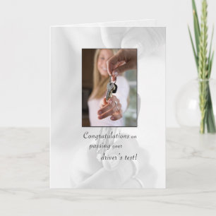 3715 Congratulations Passing Drivers License Card