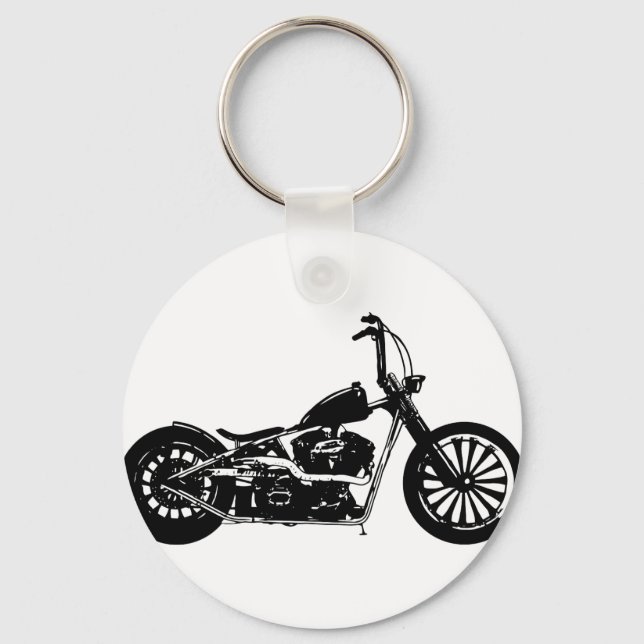 374 Chopper Bike Key Ring (Front)