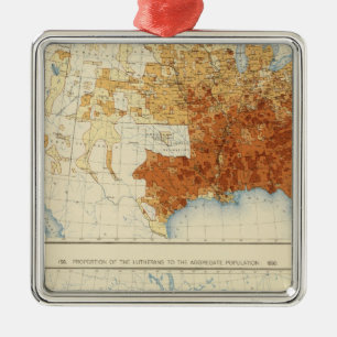 37 Baptists, Lutherans 1890 Metal Tree Decoration