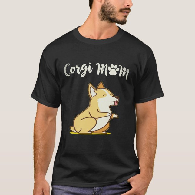 37 Corgi Mum Corgi T-Shirt (Front)