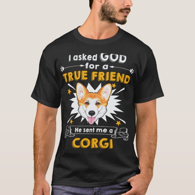 37 He Sent Me A Corgi T-Shirt (Front)