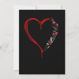 37.Horror Movie Horror Movies Heart Chain Saw Knif Save The Date