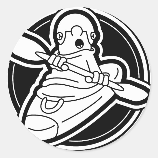 37_KC_logo Classic Round Sticker (Front)