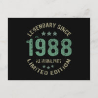 37 Year Old Bday 1988 Legend 37th Birthday Gift