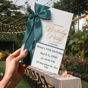 37th birthday invitation women