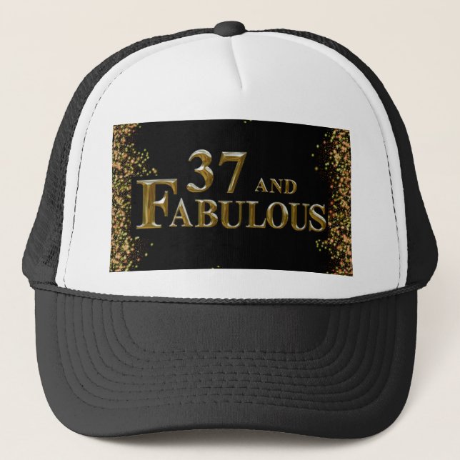 37th  Birthday  Trucker Hat (Front)