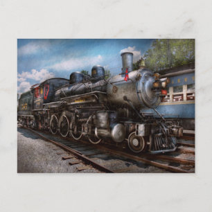 385 - Train - Steam - 385 Fully restored Postcard