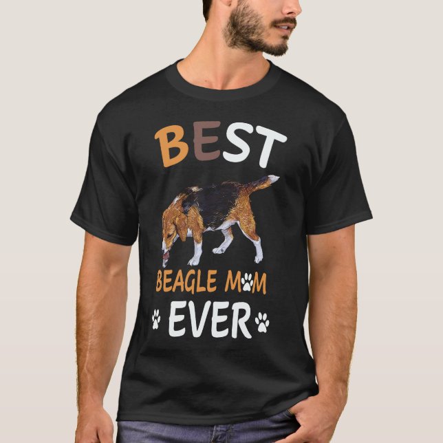 38 Best Beagle Mum Ever Beagle T-Shirt (Front)
