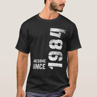 38 Birthday Decorations Awesome Since 1984 38Th Bi T-Shirt