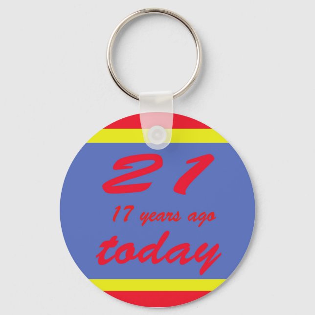38 birthday key ring (Front)
