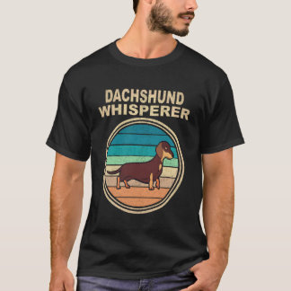 38 Dachshund Whisperer Vintage T-Shirt