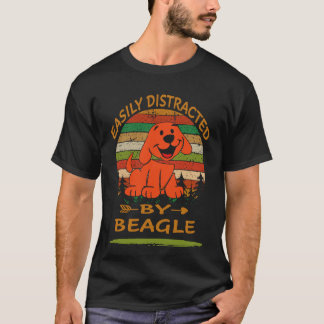 38 Easily Distracted By Beagle T-Shirt