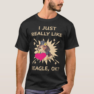38 I Just Really Like Beagle T-Shirt