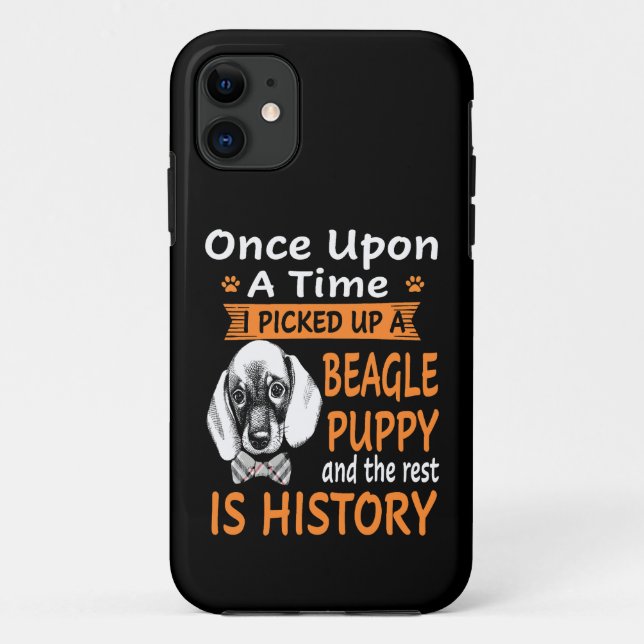 38 One Upon A Time  Beagle Puppy Case-Mate iPhone Case (Back)