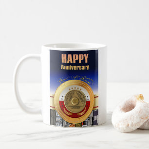 38 Year CUSTOM NAME AA Coin You're A Winner Coffee Mug