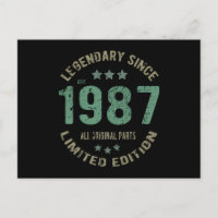 38 Year Old Bday 1987 Legend 38th Birthday Gift