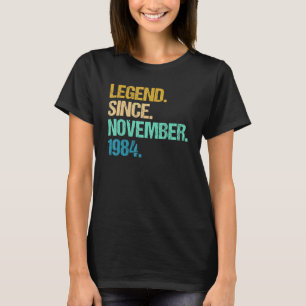 38 Years Old Awesome Since November 1984 38th Bir T-Shirt