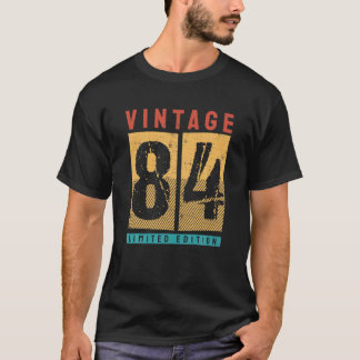 38 Years Old Vintage 1984 38Th Birthday Decoration T-Shirt