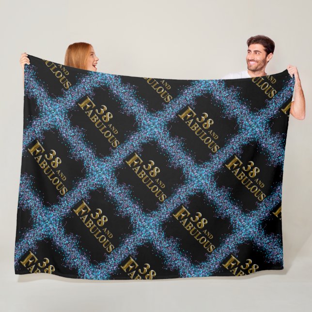38th  Birthday  Fleece Blanket (In Situ)