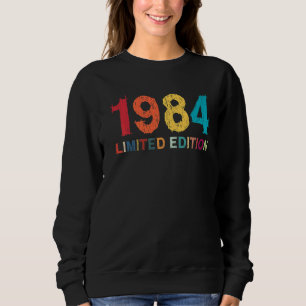 38th Birthday Ladies Mens 38 Years 1984 Premium Sweatshirt