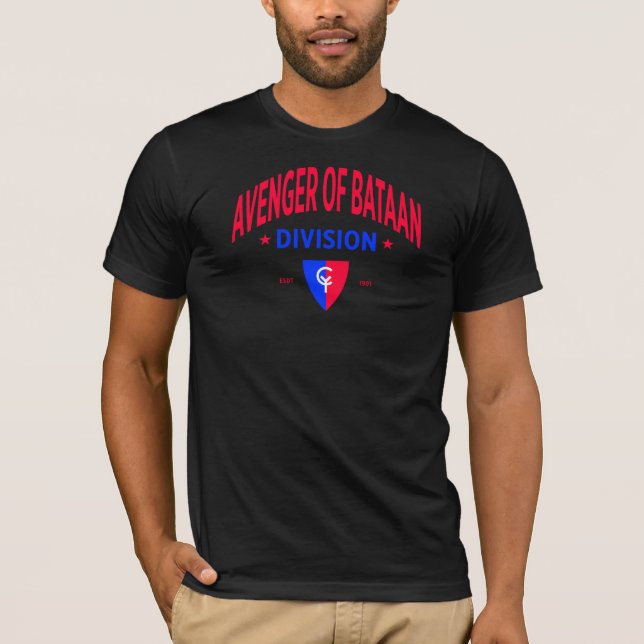 38th Infantry Avenger of Bataan Division  T-Shirt (Front)