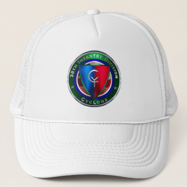 38th Infantry Division “Cyclone” Trucker Hat (Front)