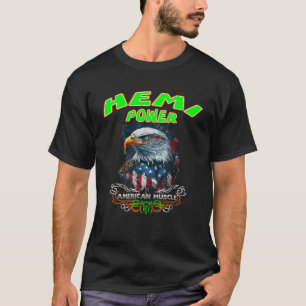 392 Hemi Power Patriotic Eagle Muscle Car Design M T-Shirt