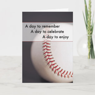 3970 Baseball Birthday Card