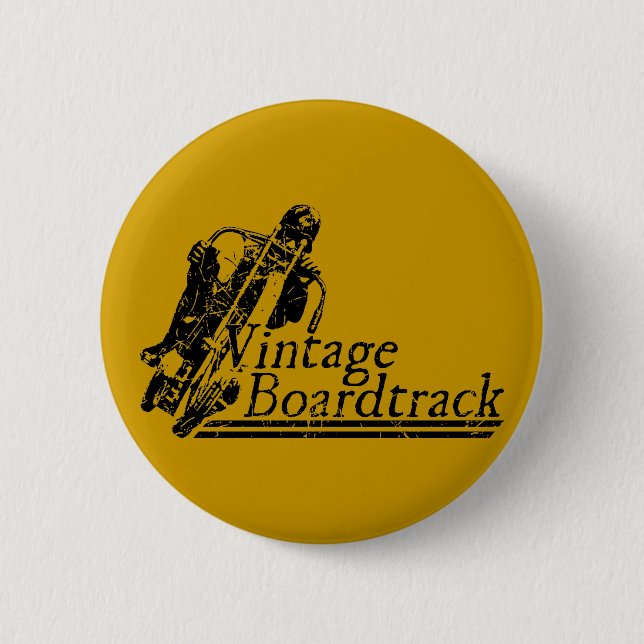 397 Vintage Boardtrack 6 Cm Round Badge (Front)