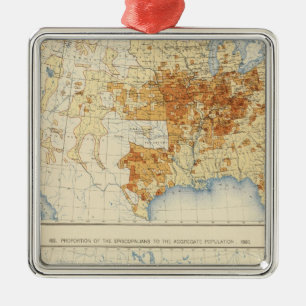 39 Disciples of Christ, Episcopalians 1890 Metal Tree Decoration