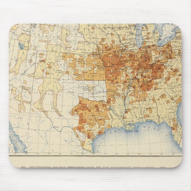 39 Disciples of Christ, Episcopalians 1890 Mouse Pad (Front)