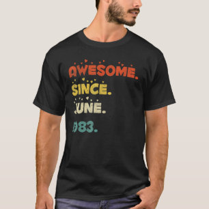 39 Year Old June 1983 T-Shirt