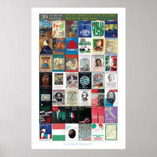 39 Years of Italian Culture Poster